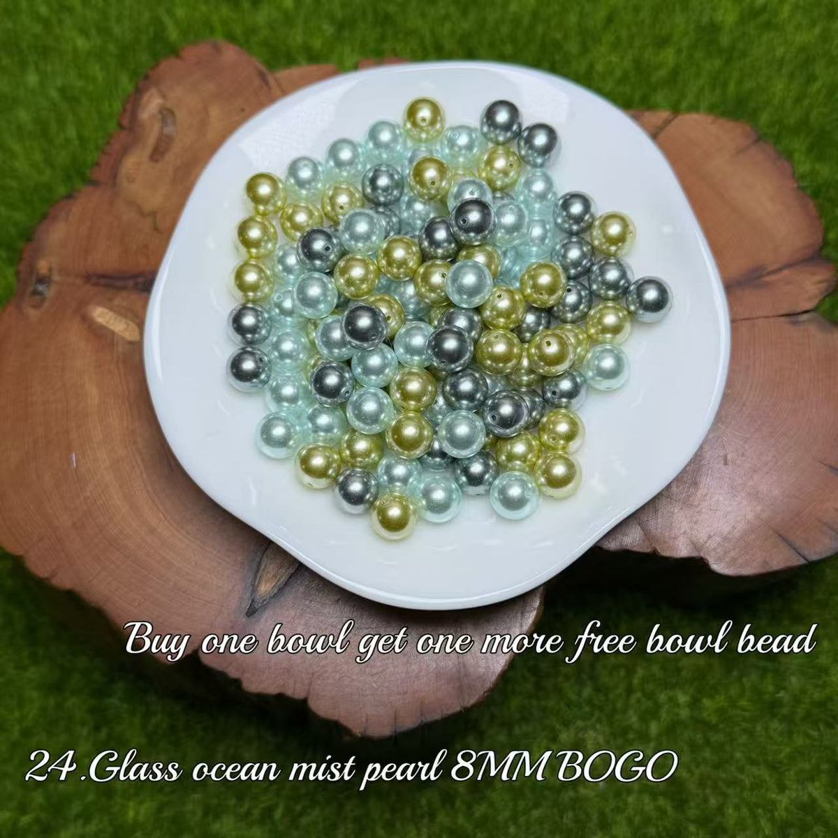 One bowl crystal bead- Felicity-can make 6pcs bracelets 9.27