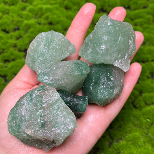 Green Strawberry Quartz Raw 300gram