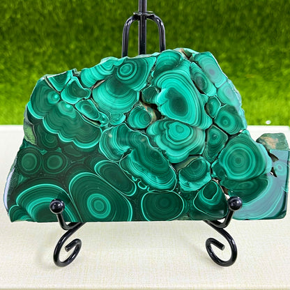 Malachite slice