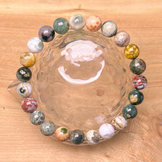 Ocean Jasper bracelet（High Quality）8mm