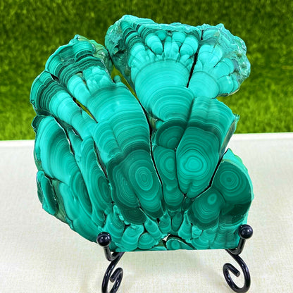 Malachite slice