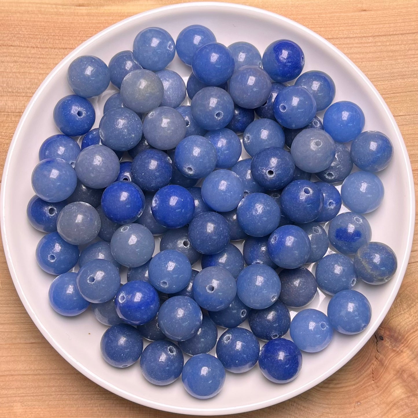 Blue Aventurine bead 108pcs_ 1 bowl 10mm (TEN6)