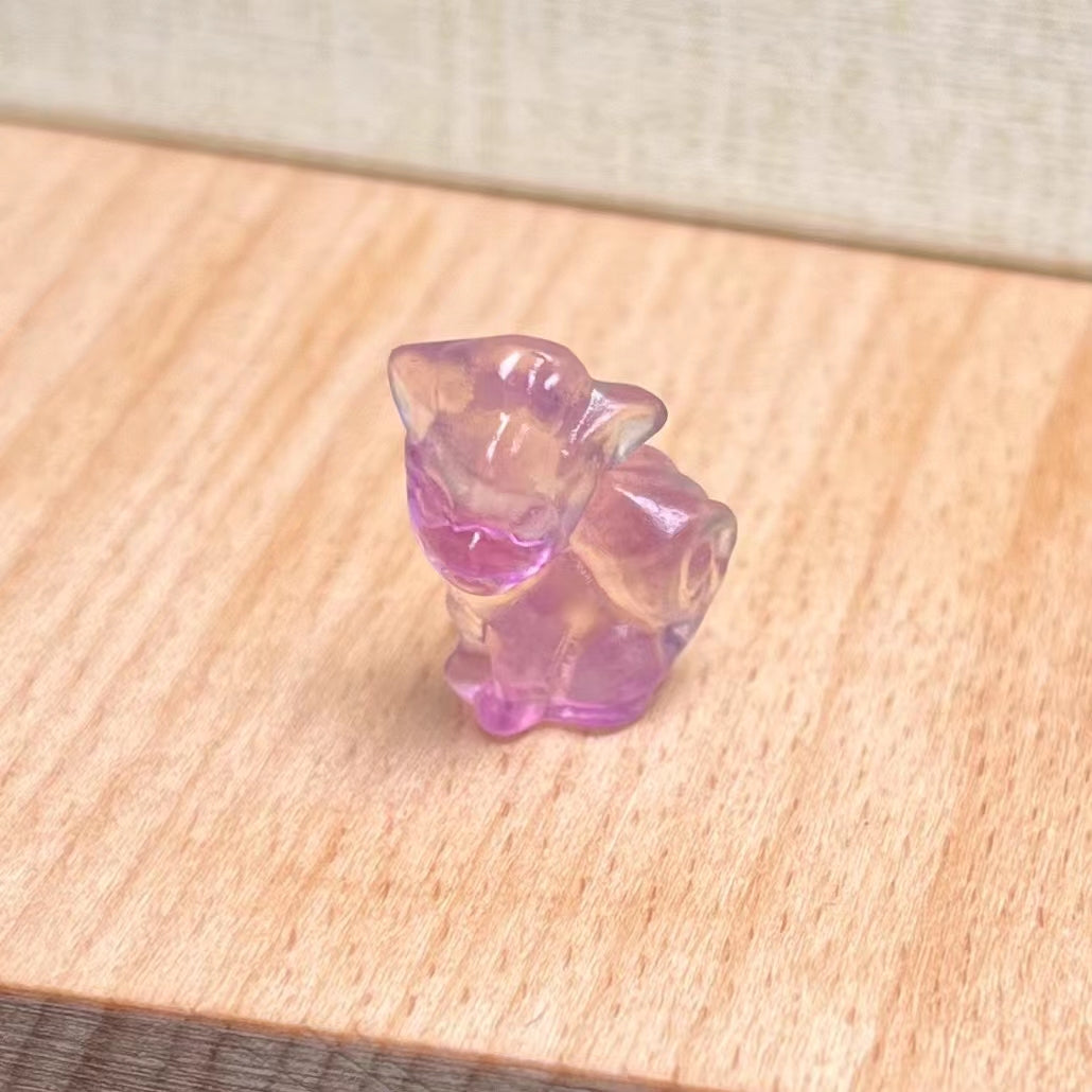 Fluorite carving charm