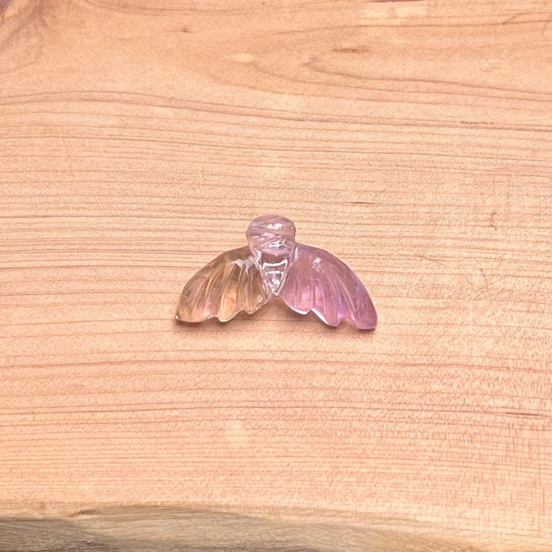 Ametrine Mermaid tail carving charm