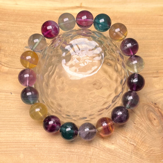 Fluorite bracelet 11mm