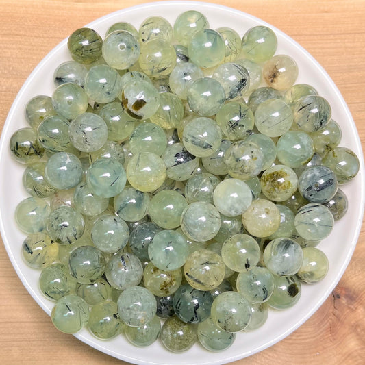 Prehnite bead 108pcs_ 1 bowl 10mm(VIP36)