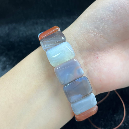 Botswana agate flat bangle