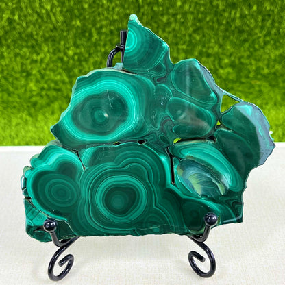 Malachite slice