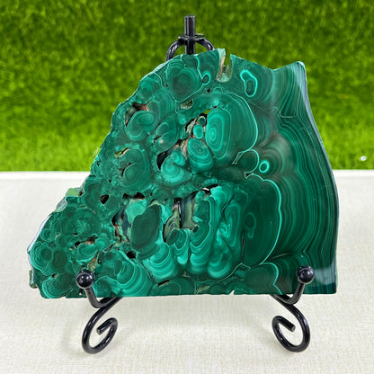 Malachite slice