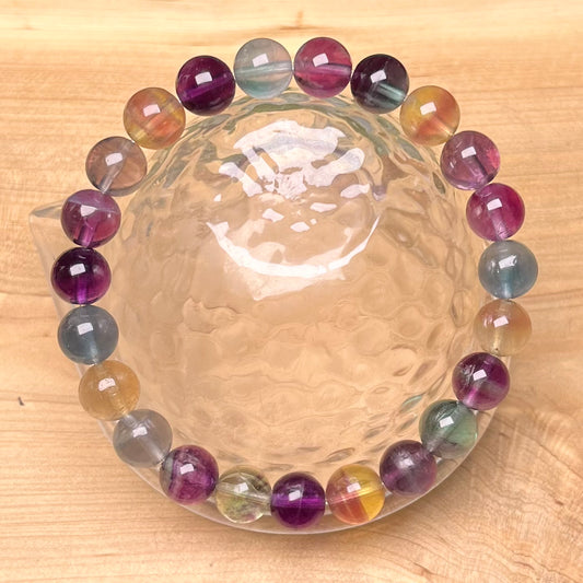 Fluorite bracelet 8mm