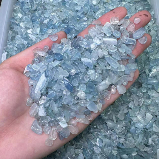 Aquamarine chip 200g